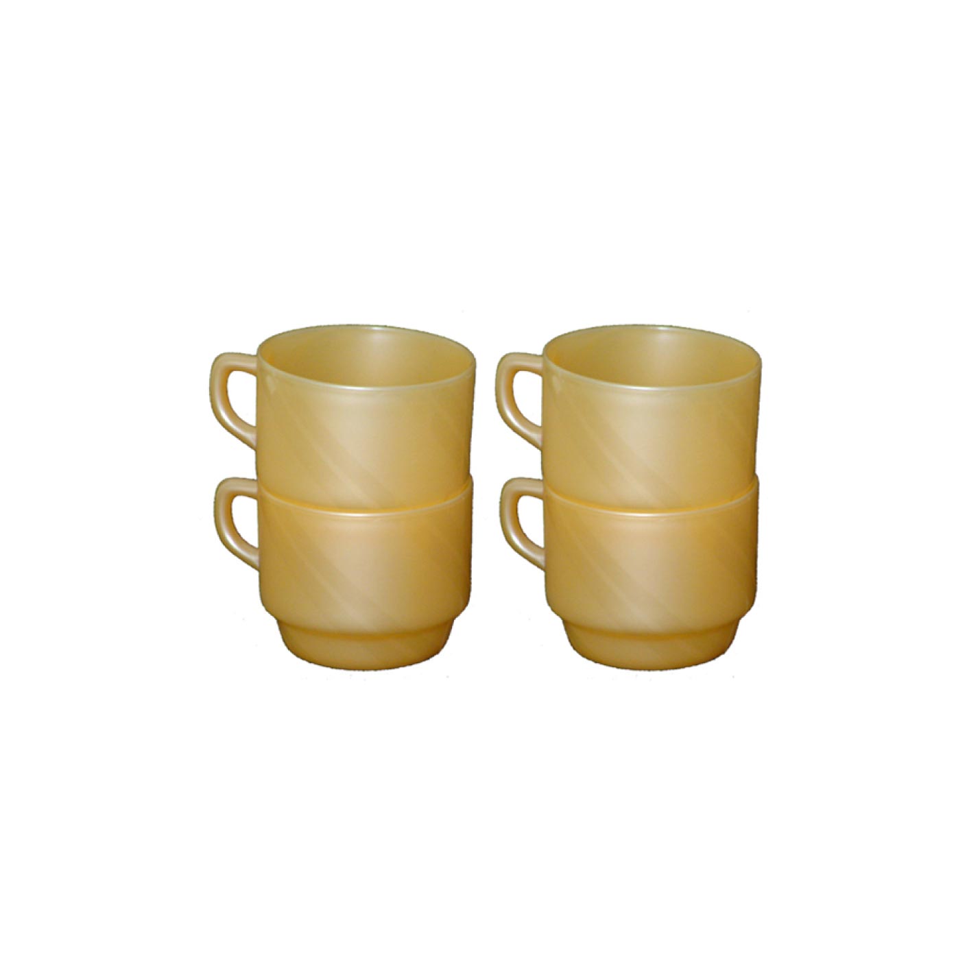 TONG TONG CUP (4PCS/SET) - Durable Plastic Cups for Parties, Picnics, and Outdoor Events - BPA-Free, Reusable Drinking Glasses (6136 4)
