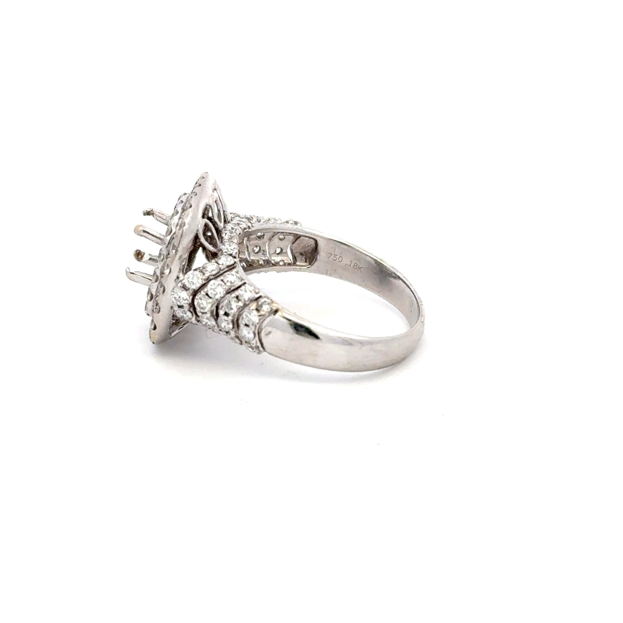 1.20 Carat Round Brilliant H SI1 Diamond Engagement Ring in 18K White Gold - Perfect for Proposals, Weddings & Anniversary Gifts
