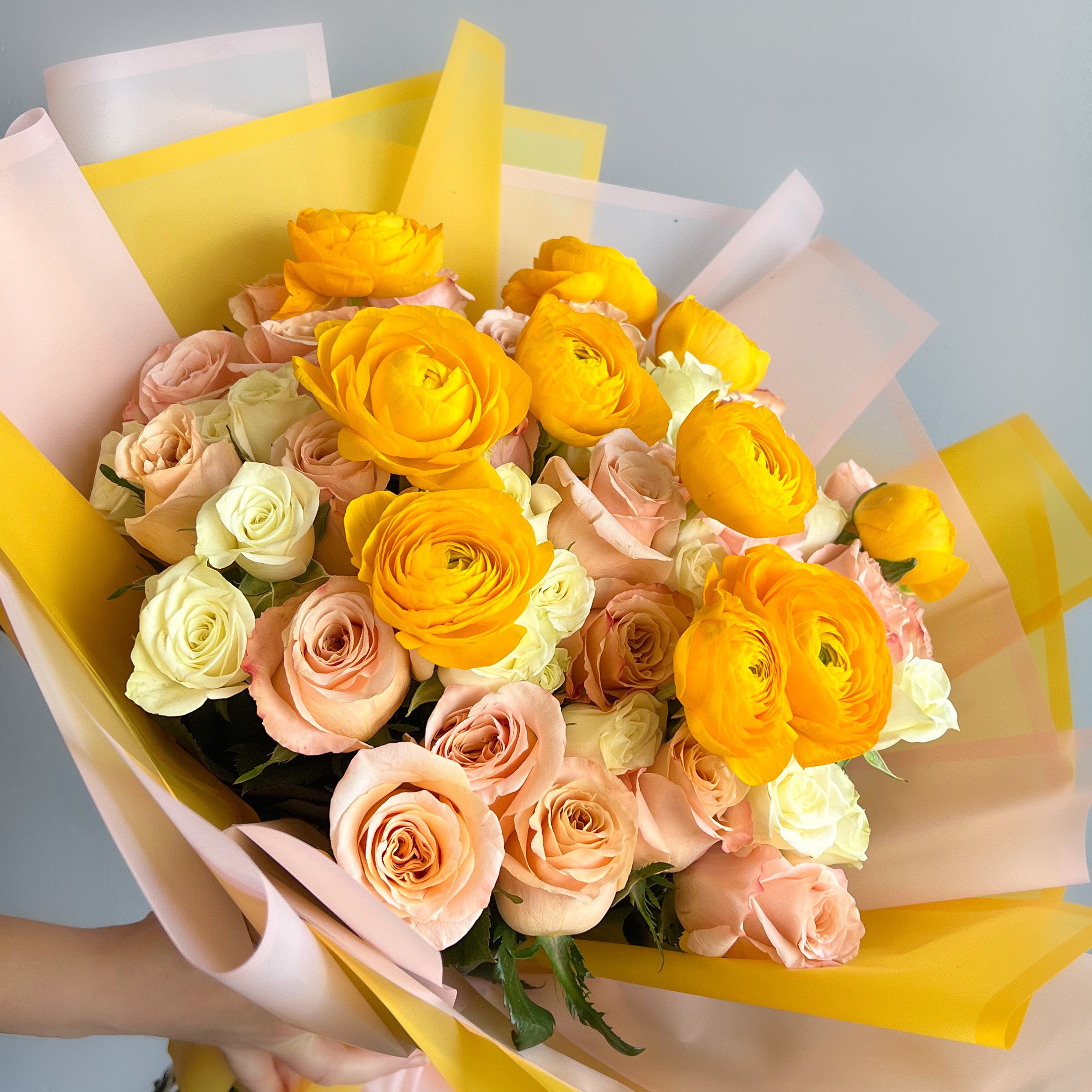 Premium Mariam's Signature Bouquet 2 - Luxury Artificial Silk Flowers for Home Decor, Wedding Centerpieces & Gift Giving | Elegant Floral Arrangement for Living Room, Office & Special Occasions