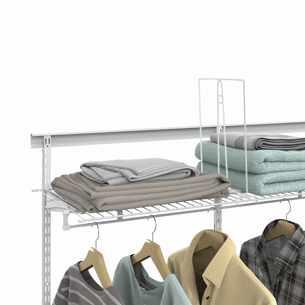 Kosiehouse 8-Pack Sturdy Wire Shelf Dividers for Closet Organizer - 16