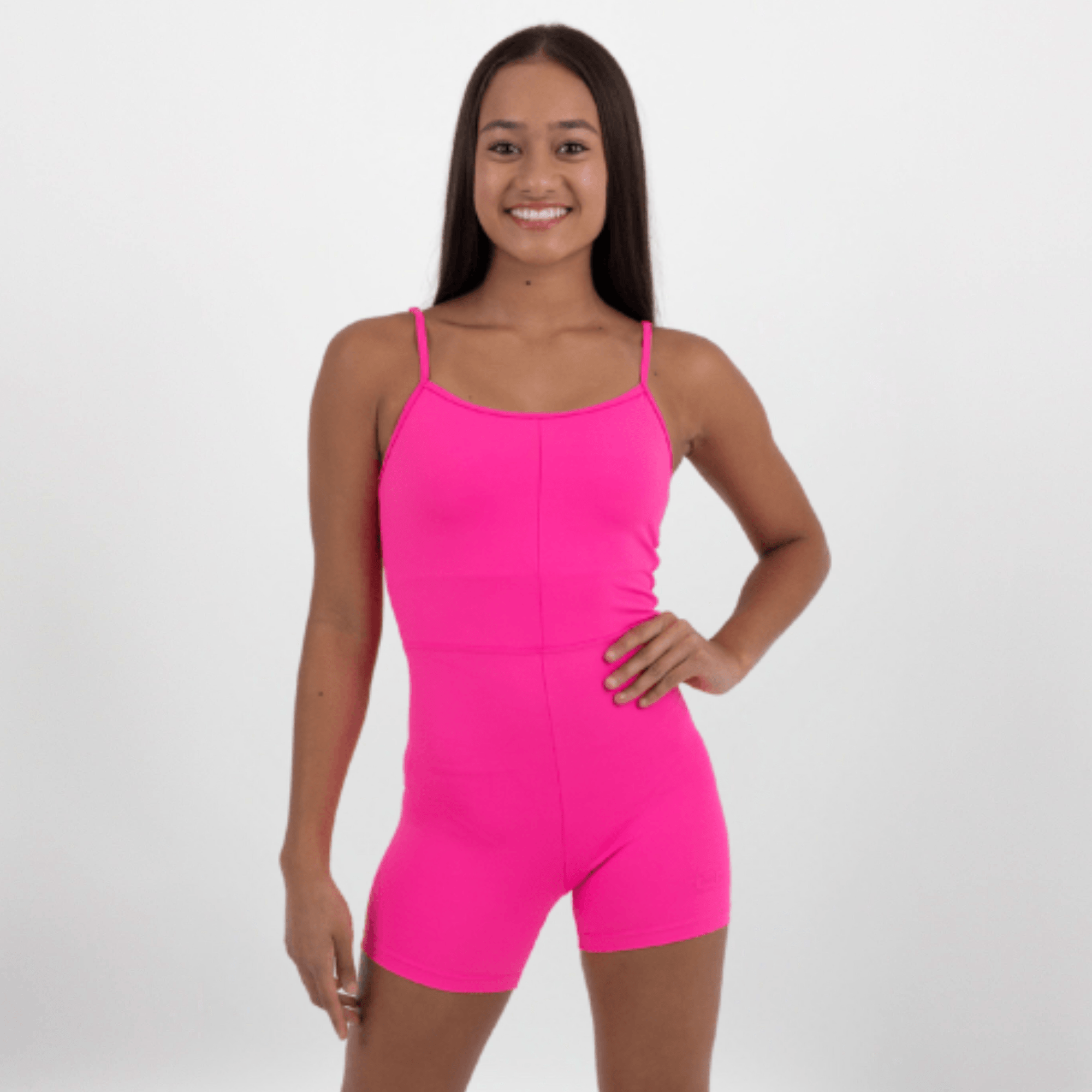 Zen Unitard for Women - Soft Pink Full Bodysuit for Yoga, Dance & Workout | Comfortable Stretchy One-Piece Leotard for Fitness & Performance