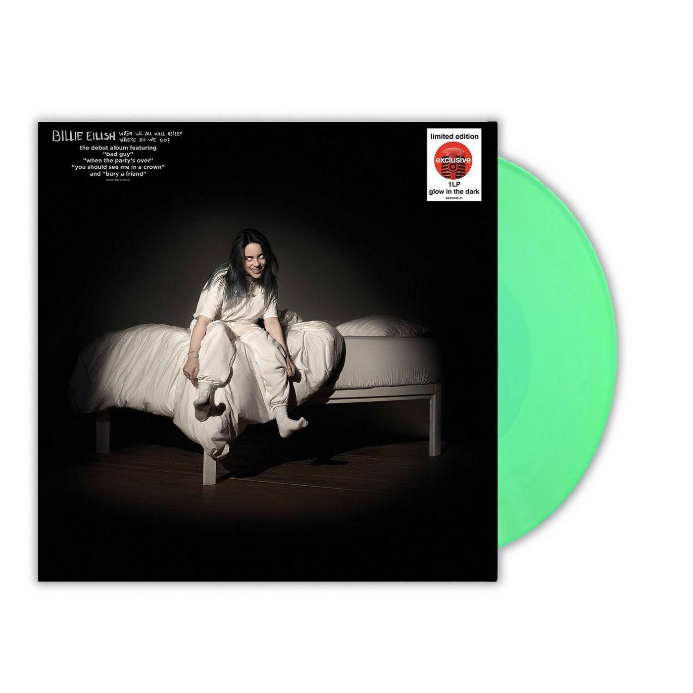 Billie Eilish - When We All Fall Asleep, Where Do We Go? Glow in The Dark Vinyl Record LP | Limited Edition Collectible Music Album for Fans & Vinyl Enthusiasts | Perfect for Home Decor, Music Collections & Gift Giving