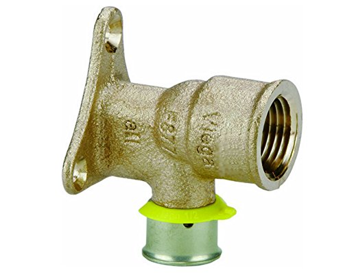 Viega 84535 Pureflow Bronze PEX Press Drop Ear Elbow - 3/4