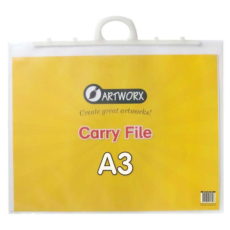Artworx A3 Art Portfolio Case - Professional Artist Storage for Drawings, Paintings & Sketches - Perfect for Art Students, Teachers & Professionals - Use for School, Studio & Travel