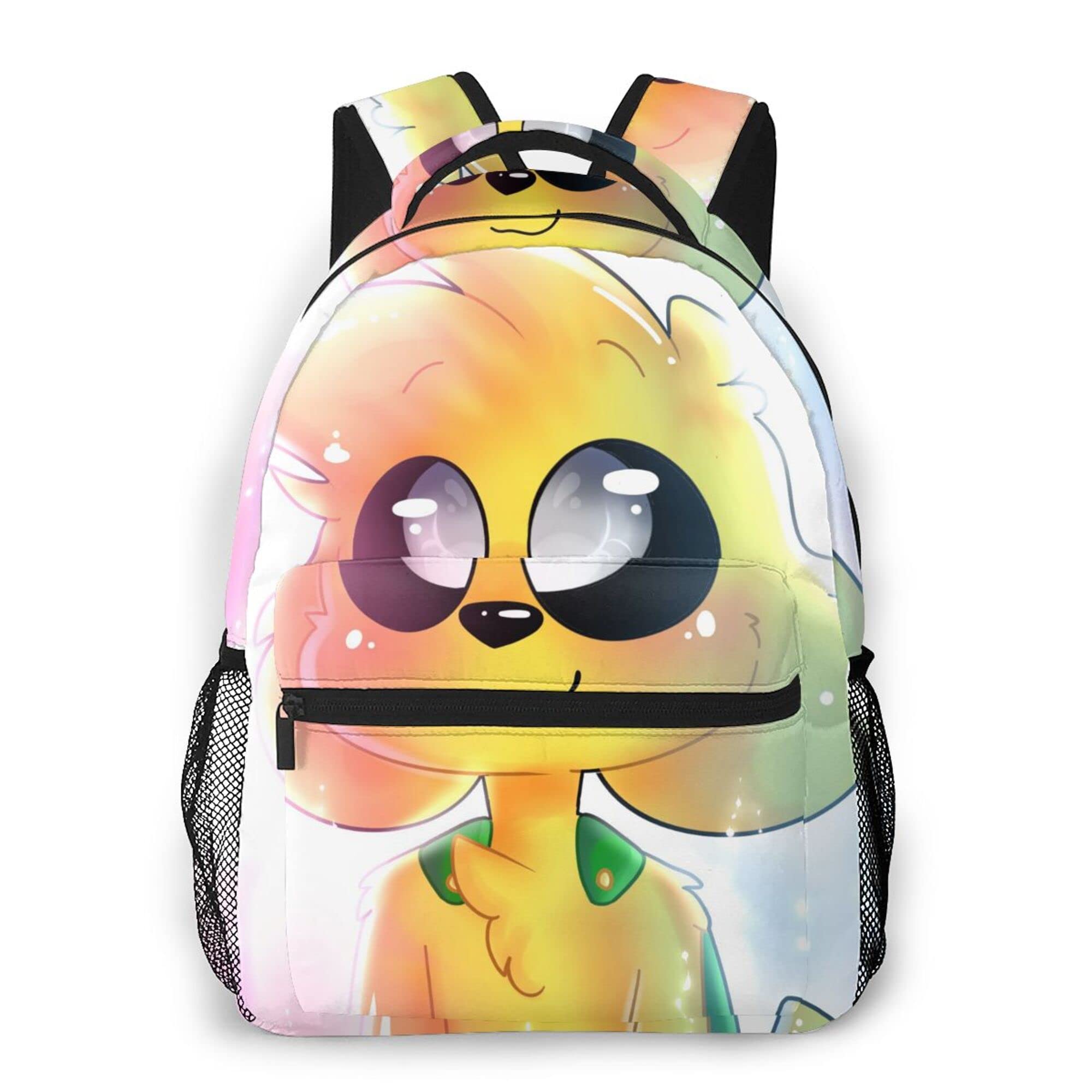 Stylish Casual Backpack with Cartoon Design - Large Capacity Laptop Bag for School, Work & Travel | Durable & Comfortable for Daily Use