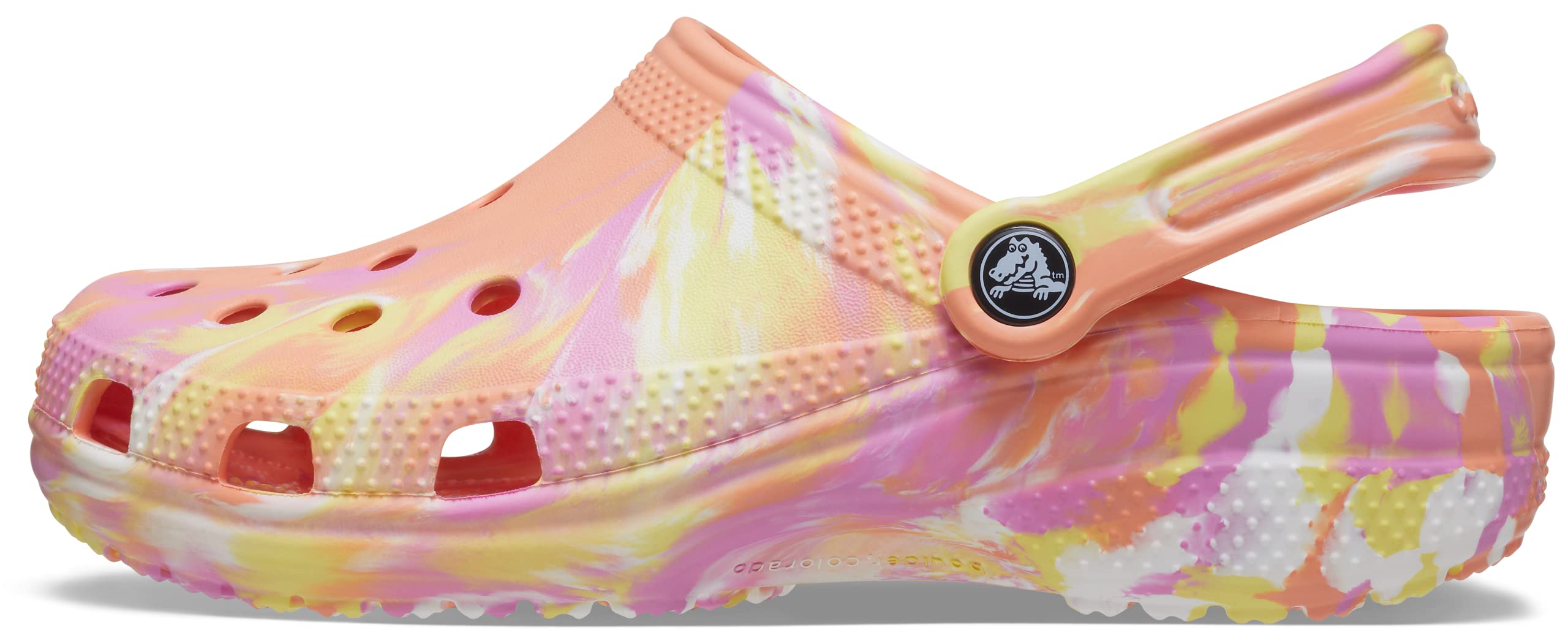 Crocs Unisex Classic Marbled Tie-Dye Clog | Comfortable Slip-On Shoes for Men & Women | Perfect for Beach, Pool, Garden & Casual Wear