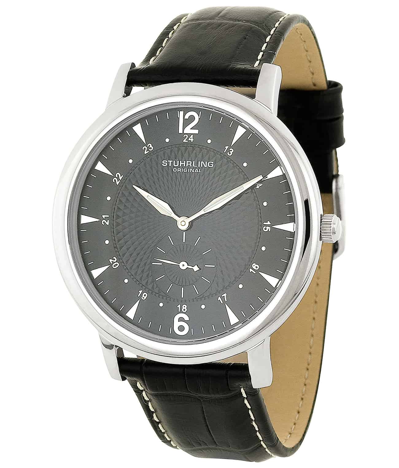 Ascot Pavilion 826 45mm Classic Men's Watch - Luxury Stainless Steel Dress Watch for Business & Formal Occasions | Perfect for Weddings, Office Wear & Special Events