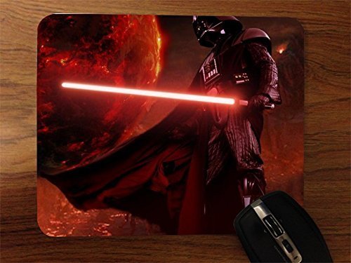 Star Wars Darth Vader with Lightsaber Gaming Mouse Pad - Non-Slip Rubber Base for PC, Laptop, Office & Home Desk Accessories