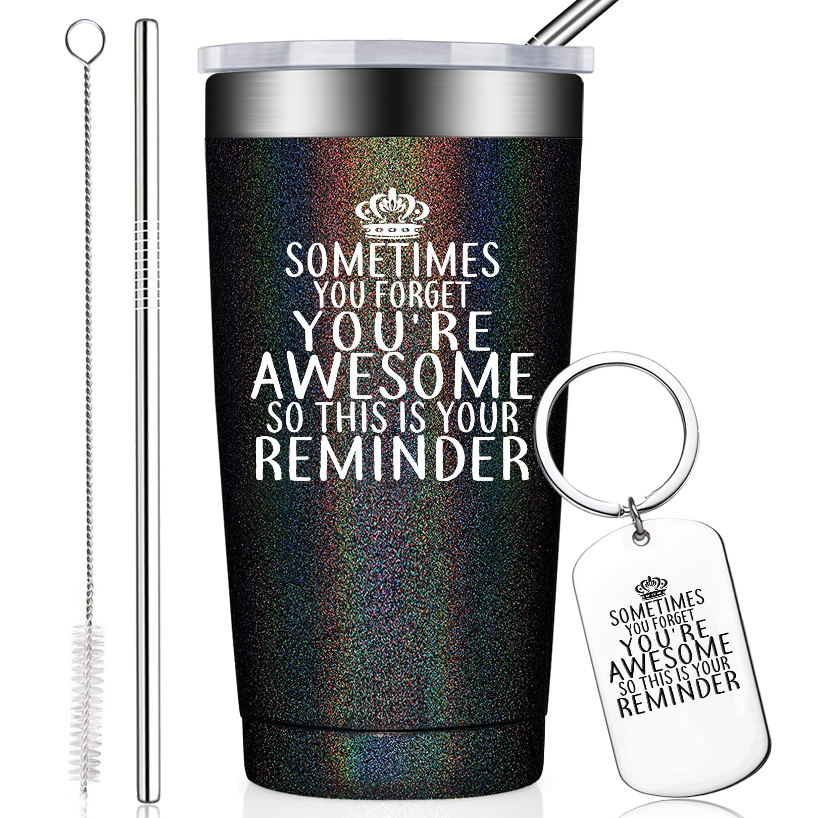Inspirational Tumbler for Women - 20oz Motivational Thank You Gift for Friends, Coworkers, Nurses - Funny Birthday & Appreciation Present - Perfect for Office, Travel, and Daily Hydration