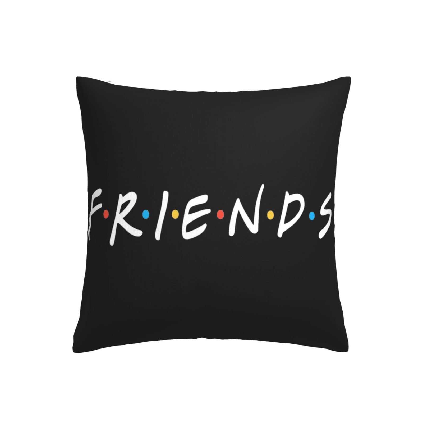 Friends TV Show Throw Pillow Cover 18x18 Inch - Soft Square Cushion Case for Sofa, Bed, Couch, Car & Office Decor - Perfect for Home, Bedroom & Gifts