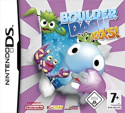 Boulder Dash: Rocks! - Nintendo DS NDS Game (PAL Version) - Classic Puzzle Adventure for Kids & Adults - Perfect for Travel & Family Game Nights