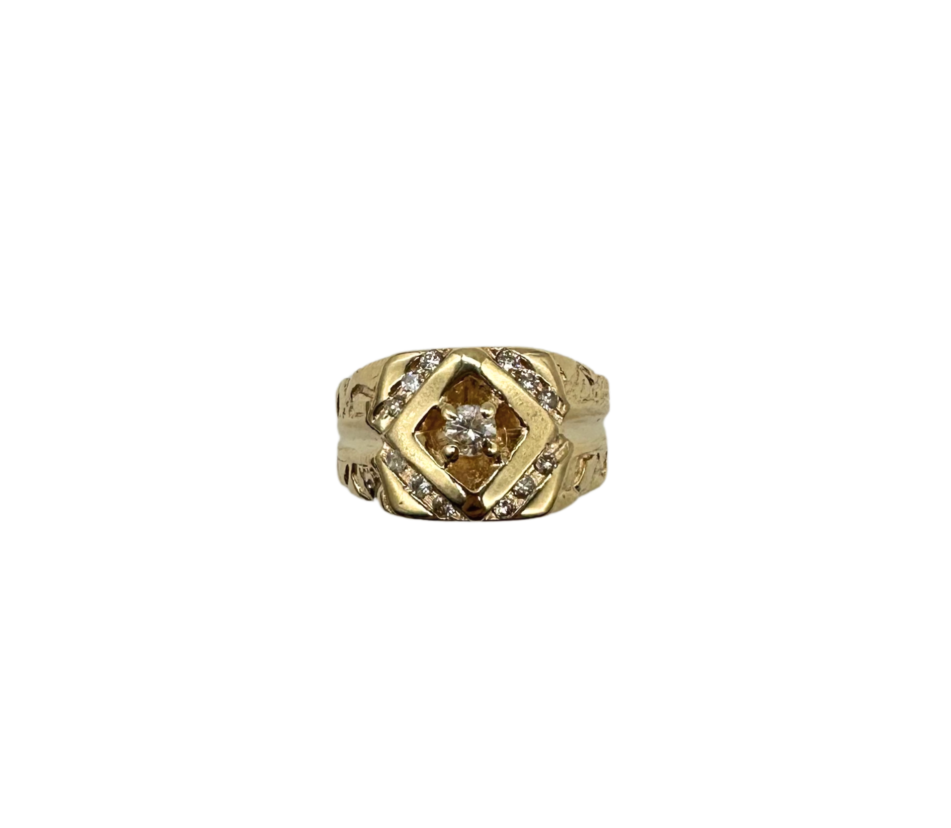 14K Yellow Gold 1/4 CTW Diamond Channel Set Ring - Size 8.5 | Elegant Wedding Band, Anniversary Gift for Her, Promise Ring | Perfect for Engagements, Proposals & Special Occasions