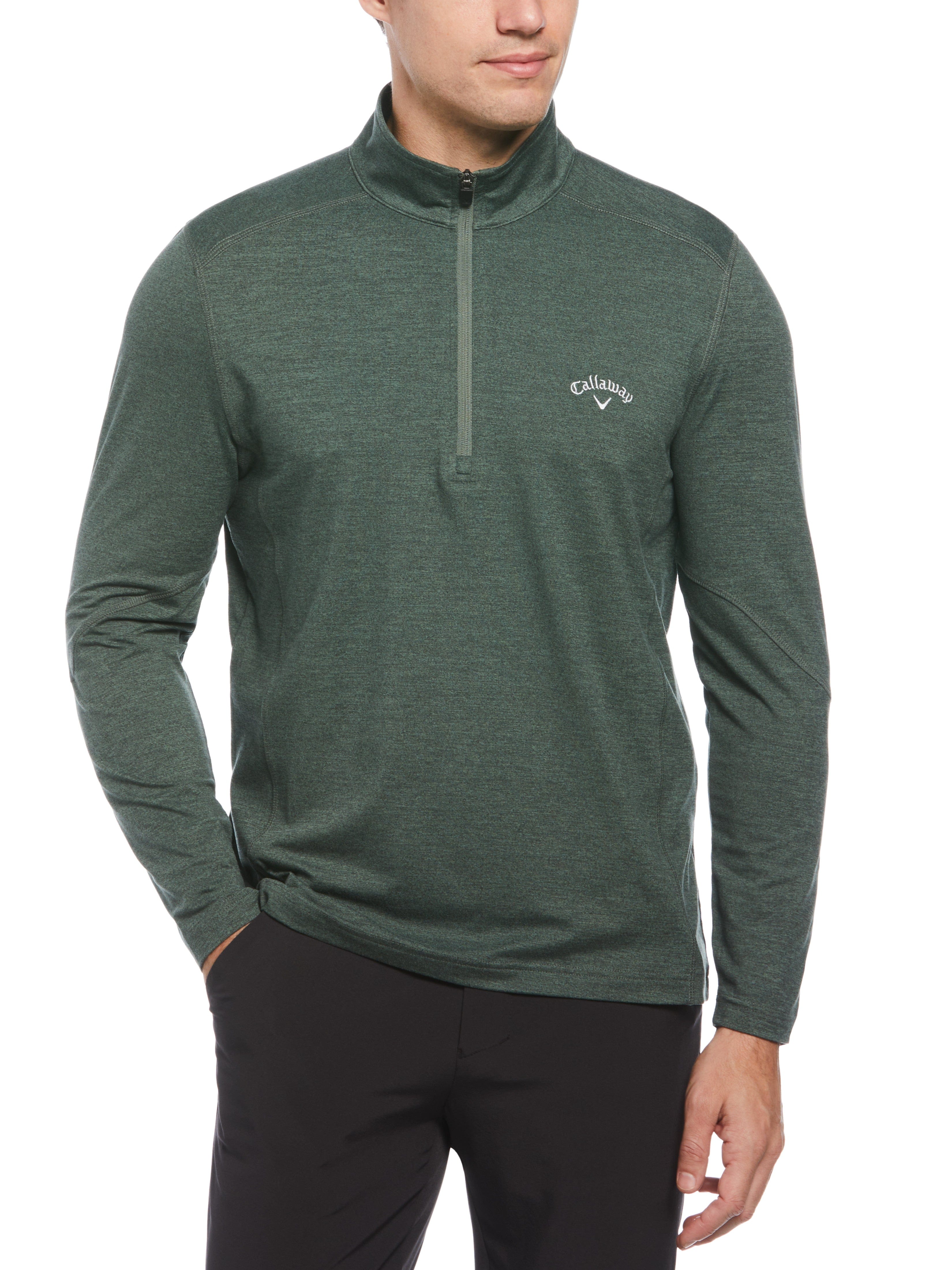 Men's Lightweight Quarter Zip Golf Pullover - Breathable & Moisture-Wicking Performance Shirt for Golf, Running & Outdoor Activities