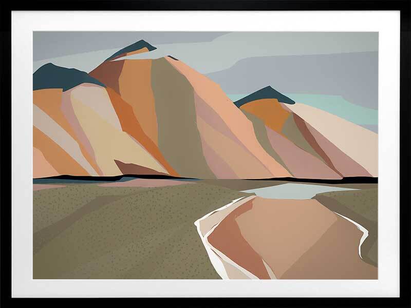 Australian Alps Framed Art Print - Stunning Landscape Wall Decor for Home & Office - Perfect for Living Room, Bedroom or Office Decoration