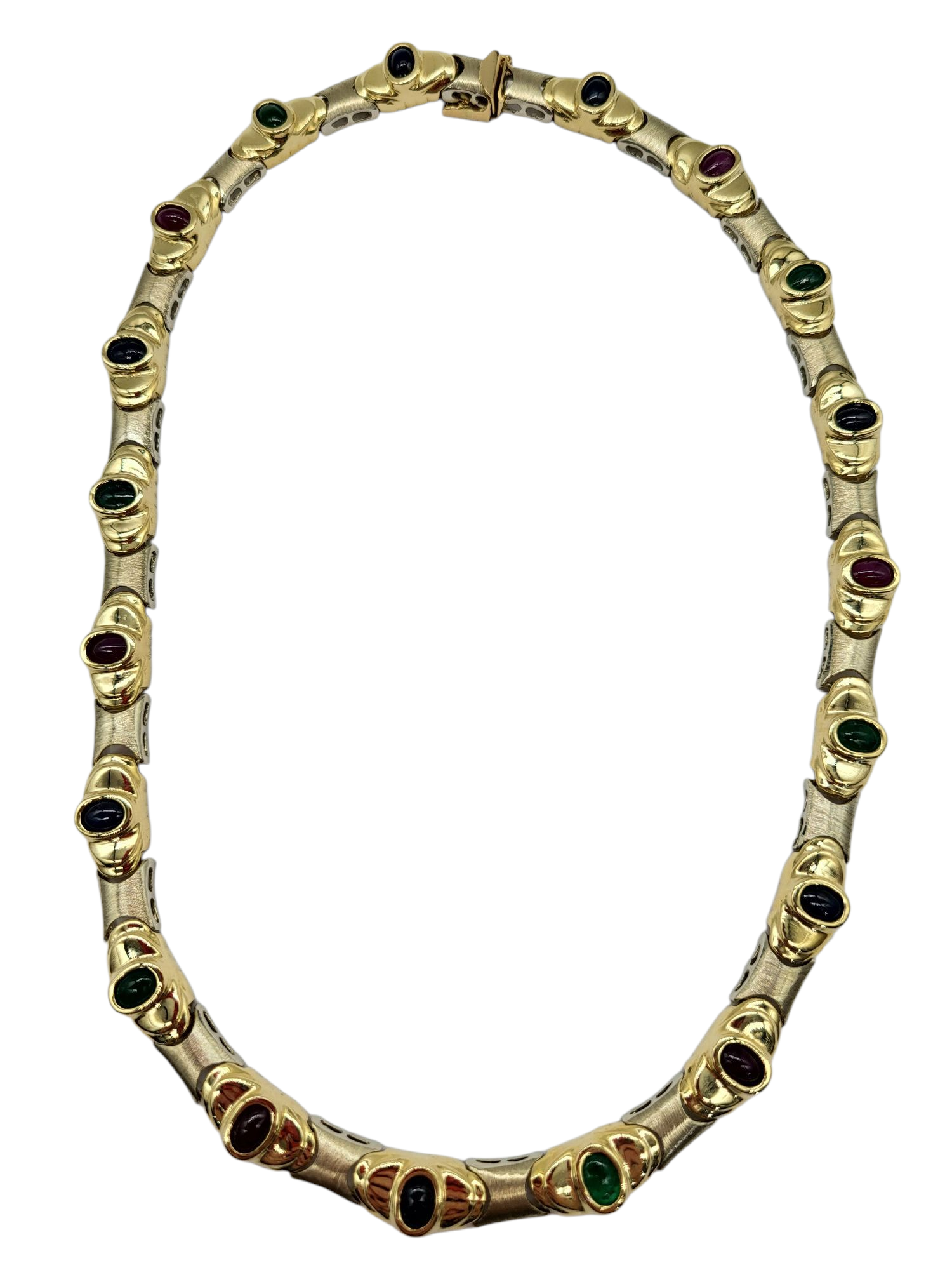 Exquisite Emerald, Ruby & Sapphire Necklace for Women | Elegant Gemstone Jewelry Gift for Her | Perfect for Weddings, Anniversaries & Special Occasions