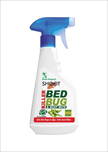 Green Dragon's Natural & Organic Bed Bug Killer Spray - 500ml | Fast-Acting, Non-Toxic Solution for Home, Hotel & Travel Use