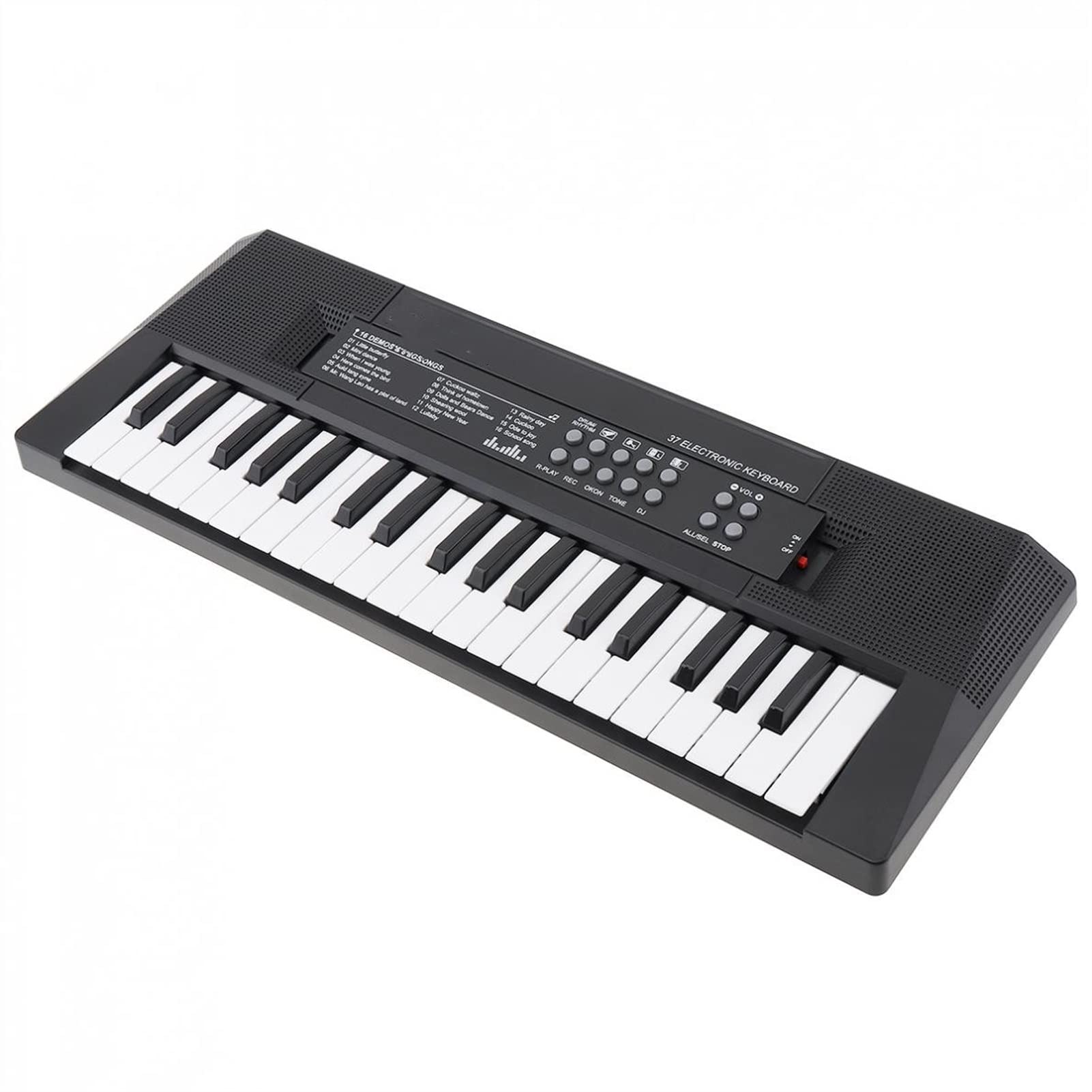 KESHUO 37-Key Electric Keyboard Piano - Portable Digital Music Keyboard with Built-in Microphone for Beginners, Kids & Adults - Perfect for Home, School & Music Practice