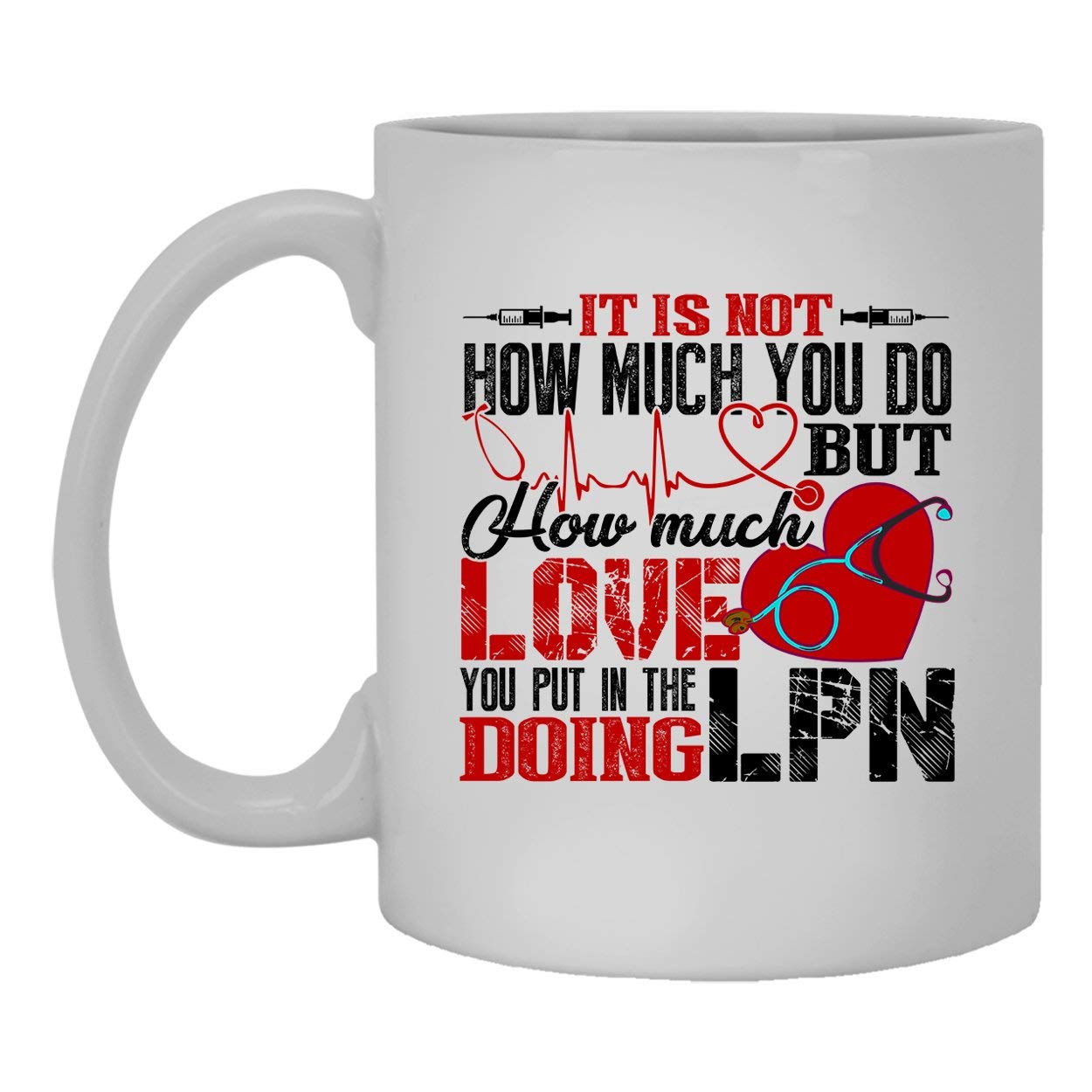 Proud To Be An LPN Nurse Coffee Mug - 11 oz Ceramic White Cup - Perfect Gift for Nurses, Nursing Students & Healthcare Workers - Ideal for Coffee, Tea & Hot Drinks at Home or Office