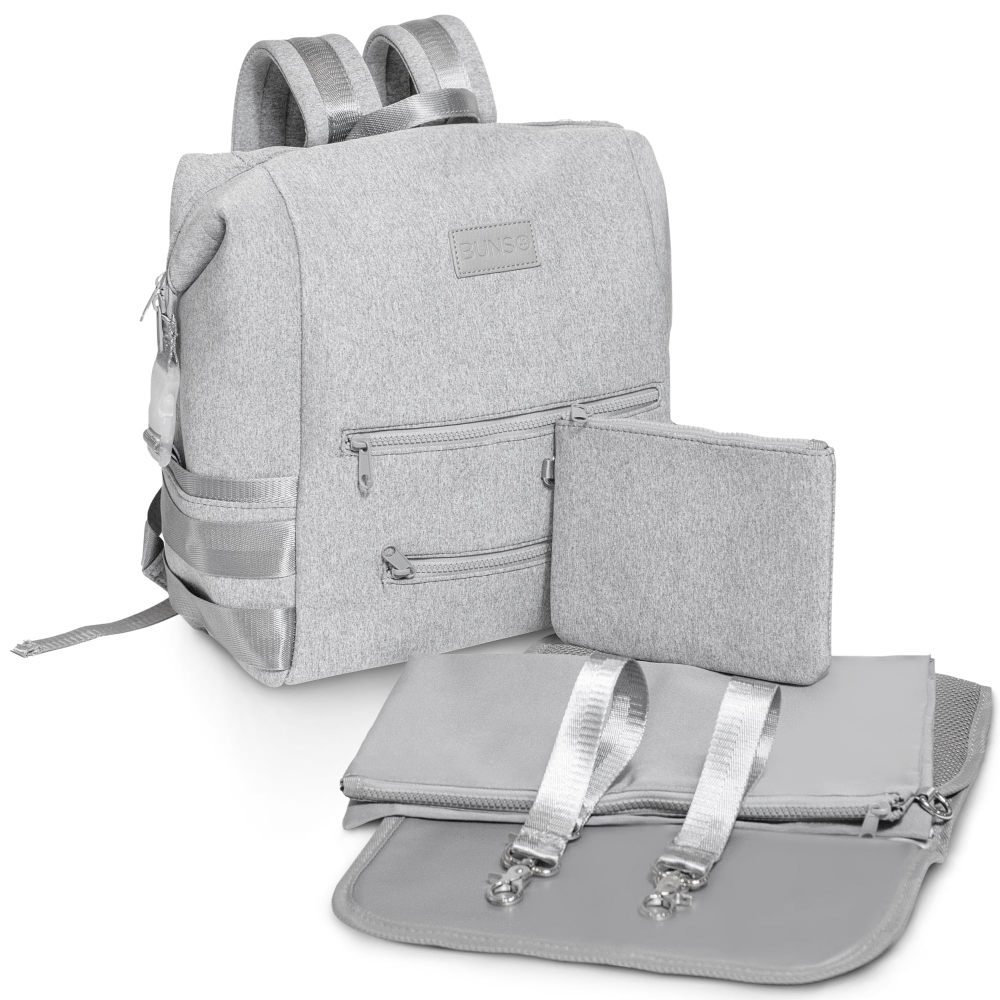 **Lightweight Waterproof Diaper Bag Backpack for Baby - Neoprene Travel Changing Bag with Stroller Straps, Wet Pouch & Insulated Pocket | Perfect for Daycare, Travel & On-the-Go Parents**