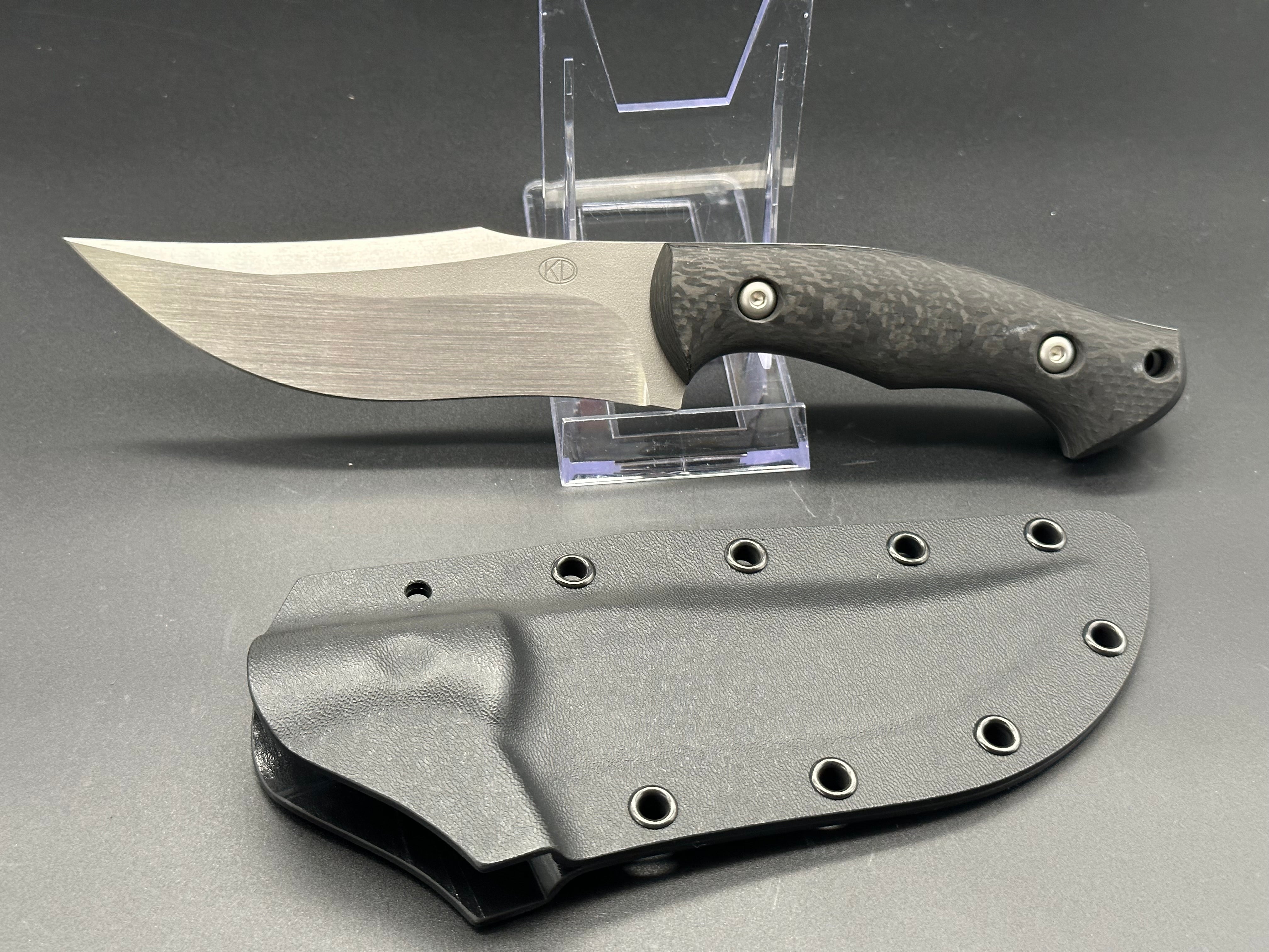 Kamil Dlugosz Custom Renegade Fixed Blade Knife - High-Quality Handmade Hunting & Survival Knife for Outdoor Adventures, Camping, and Bushcraft