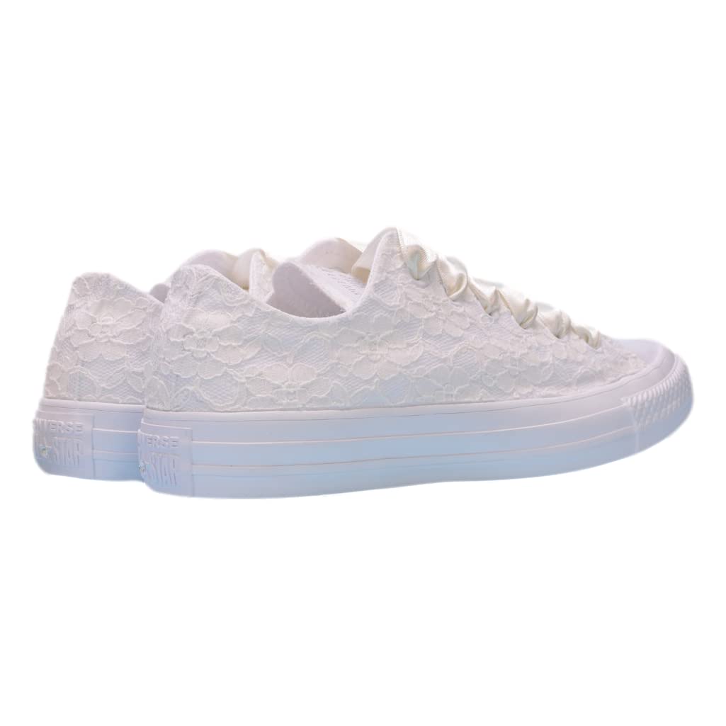 Ivory Wedding Sneakers for Bride - Elegant Lace Bridal Trainers & Comfortable Bride Tennis Shoes | Perfect for Wedding Ceremony, Reception, and Honeymoon Travel