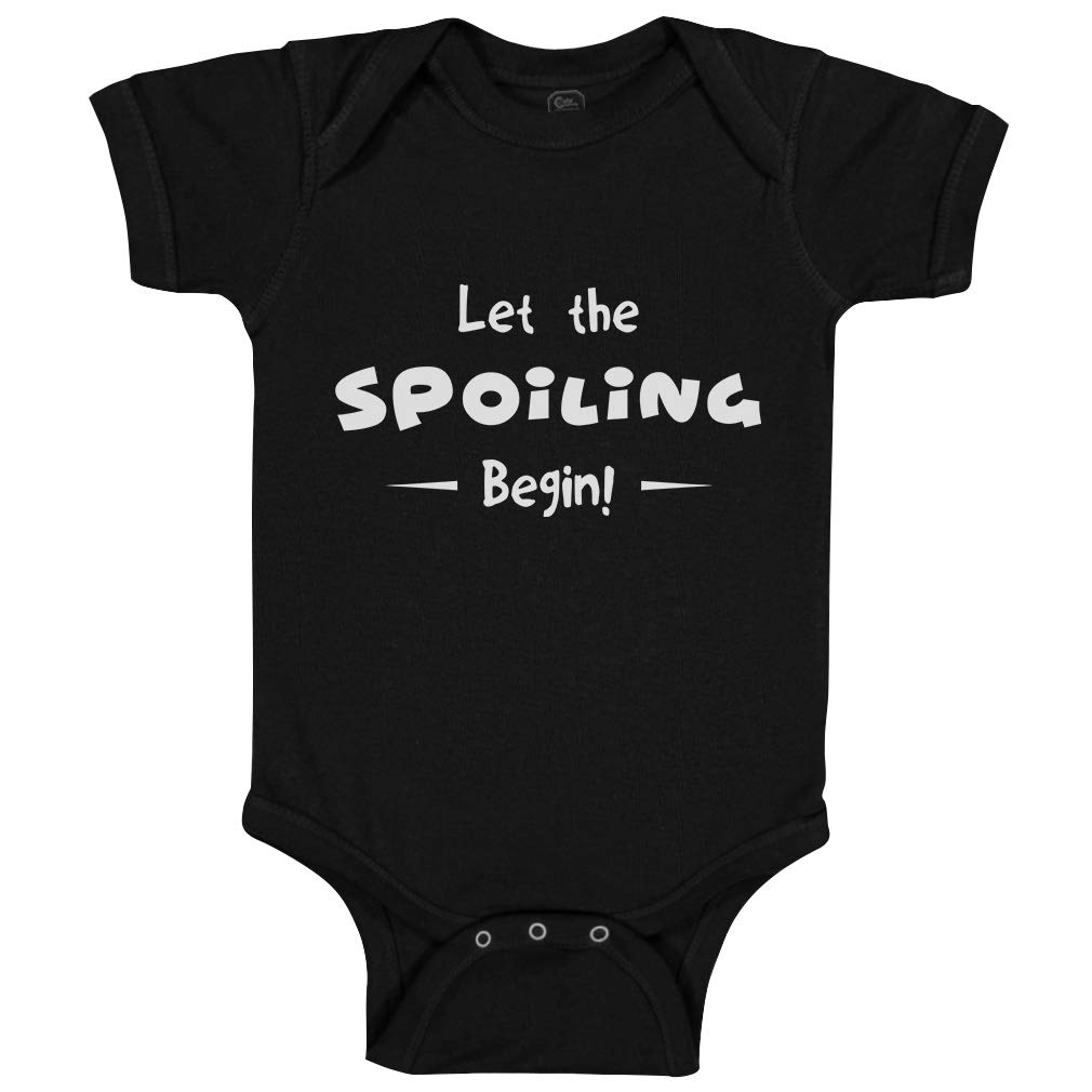 Cute Rascals Baby Bodysuit - Soft Cotton Newborn Onesie for Boys & Girls - Let The Spoiling Begin - Perfect for Gifts, Photo Shoots & Everyday Wear