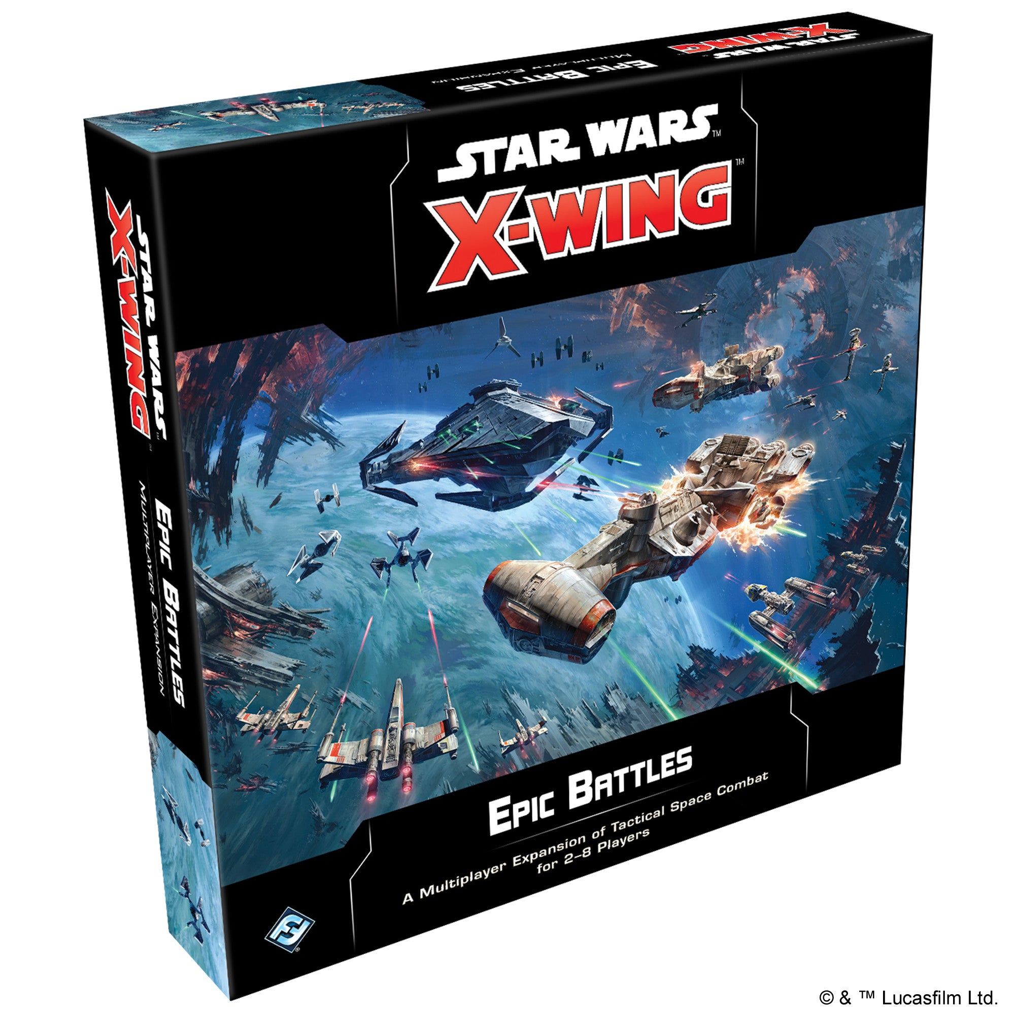 Star Wars X-Wing 2nd Edition: Epic Battles Multiplayer Expansion Pack - Strategic Space Combat Game for Tabletop Gaming Nights & Tournaments