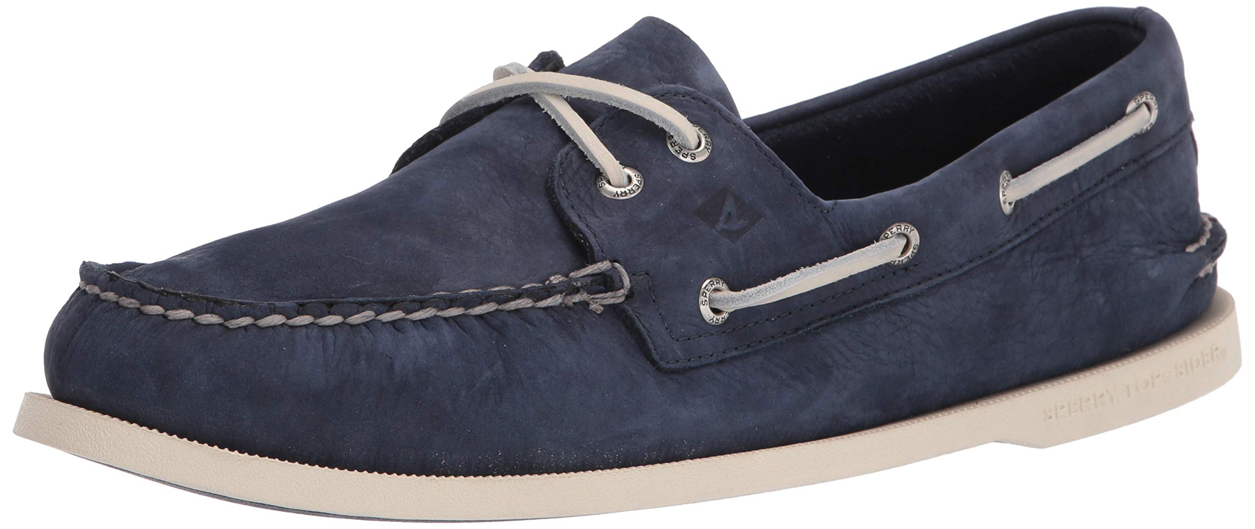 Sperry Men's Authentic Original 2-Eye Boat Shoe - Classic Leather Deck Shoes for Sailing, Boating & Casual Wear | Non-Slip Sole | Water-Friendly Design