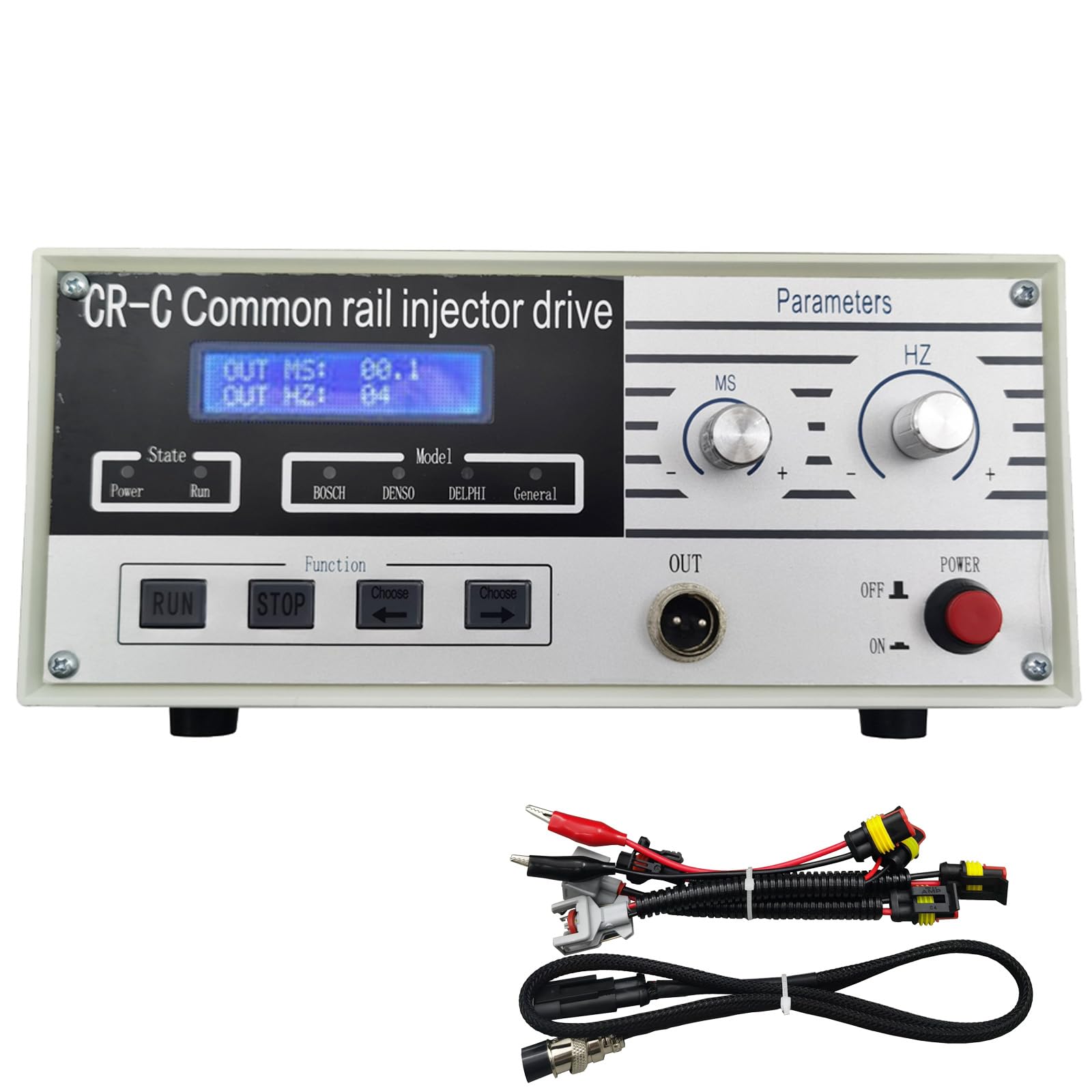Professional Diesel Common Rail Injector Detector CR-C - Fuel Injector Service Tool & Tester for Diesel Engines | Diagnose & Repair Injectors for Trucks, Cars & Heavy Equipment