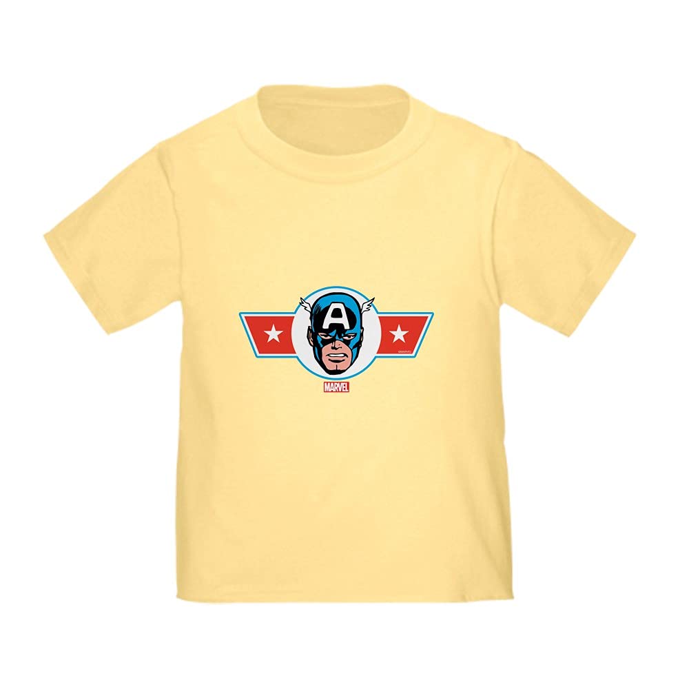 Captain America Toddler T-Shirt - Kids Superhero Tee for Boys & Girls - Perfect for Birthday, Cosplay & Everyday Play