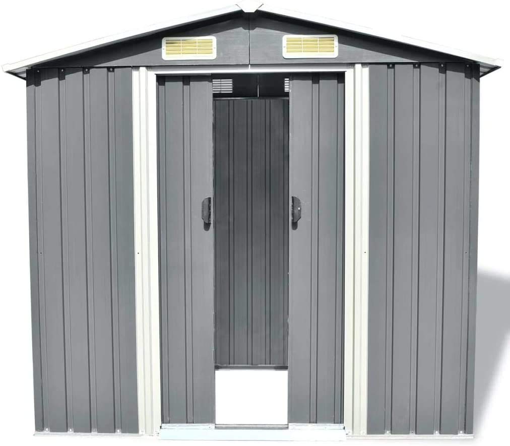 Heavy Duty Outdoor Metal Storage Shed - 80.3