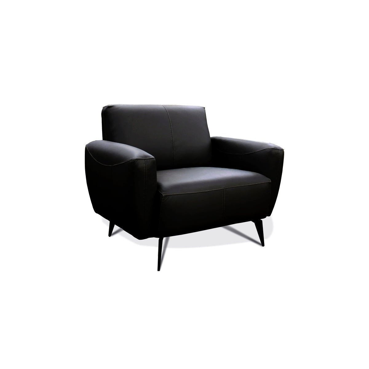 Bonito Black Collection Chair - Modern Stylish Home Office & Living Room Seating - Comfortable Ergonomic Design for Work & Relaxation