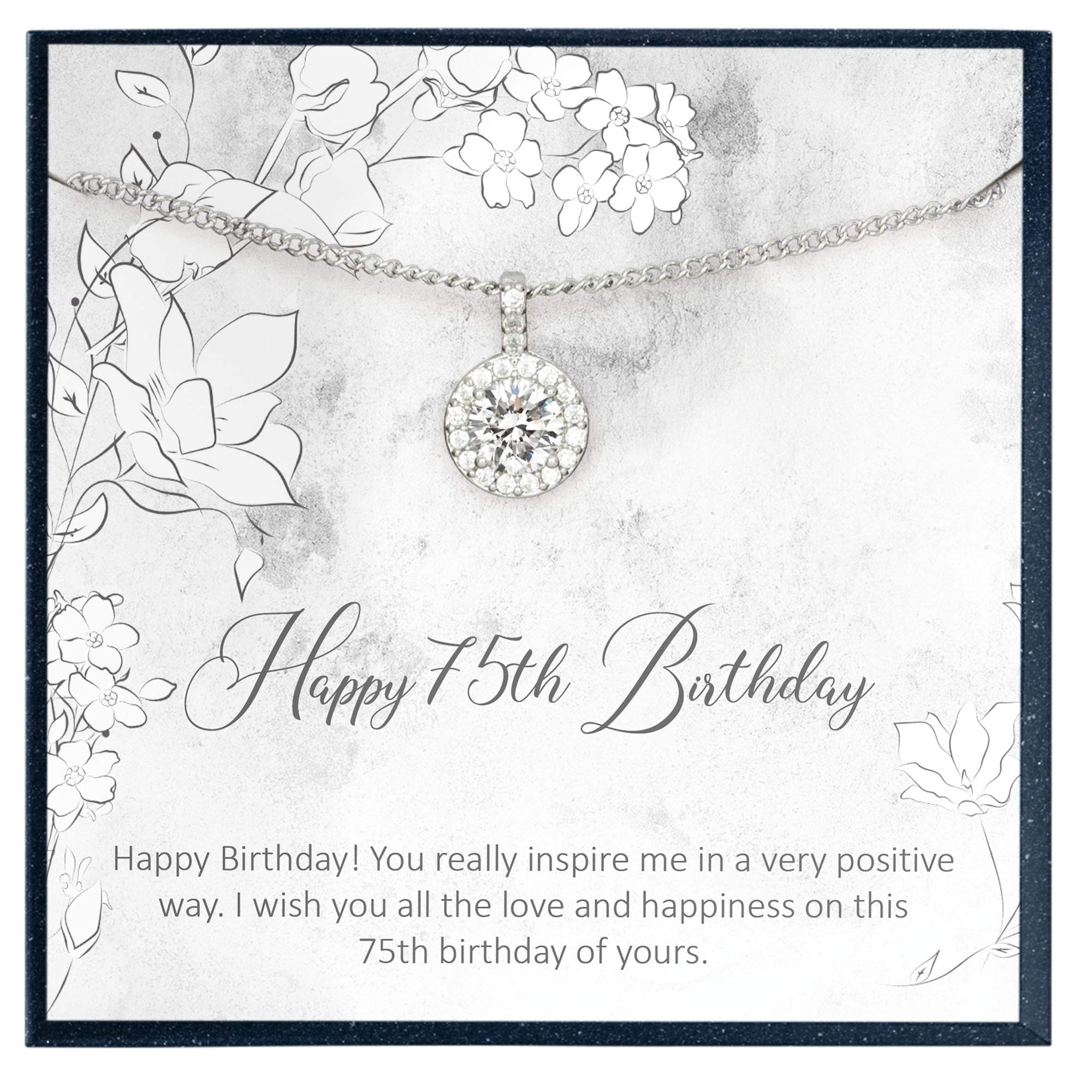 Grace of Pearl Necklace - 75th Birthday Gift for Women | Elegant Jewelry for Grandma, Mother & Best Friend | Perfect for Special Occasions