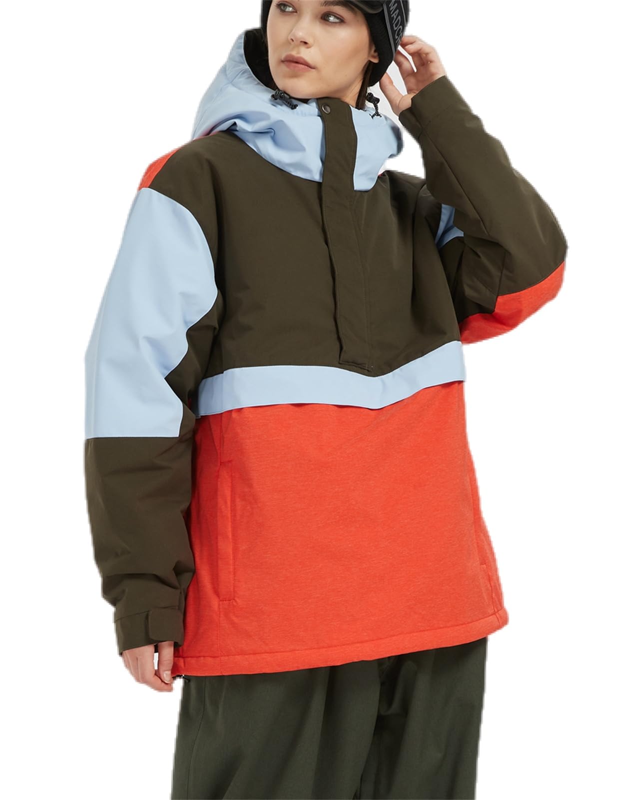 Women's Waterproof Ski Jacket - Insulated Winter Snow Coat with Hood, Windproof Snowboard Jacket for Skiing, Snowboarding & Outdoor Winter Activities