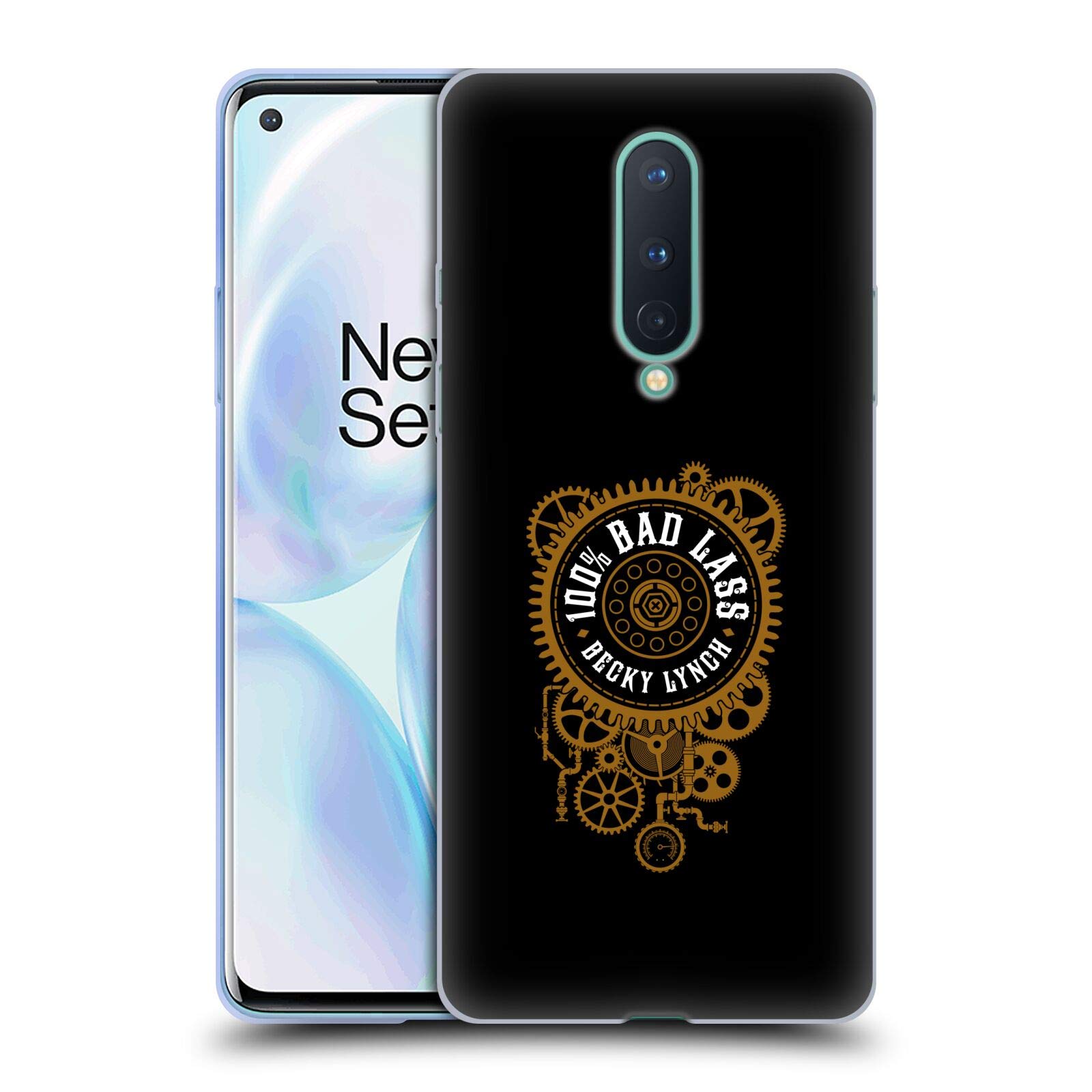 Head Case Designs WWE 100% Bad Lass Becky Lynch Soft Gel Case for OnePlus 8 5G - Durable Protective Cover for Wrestling Fans & Daily Use