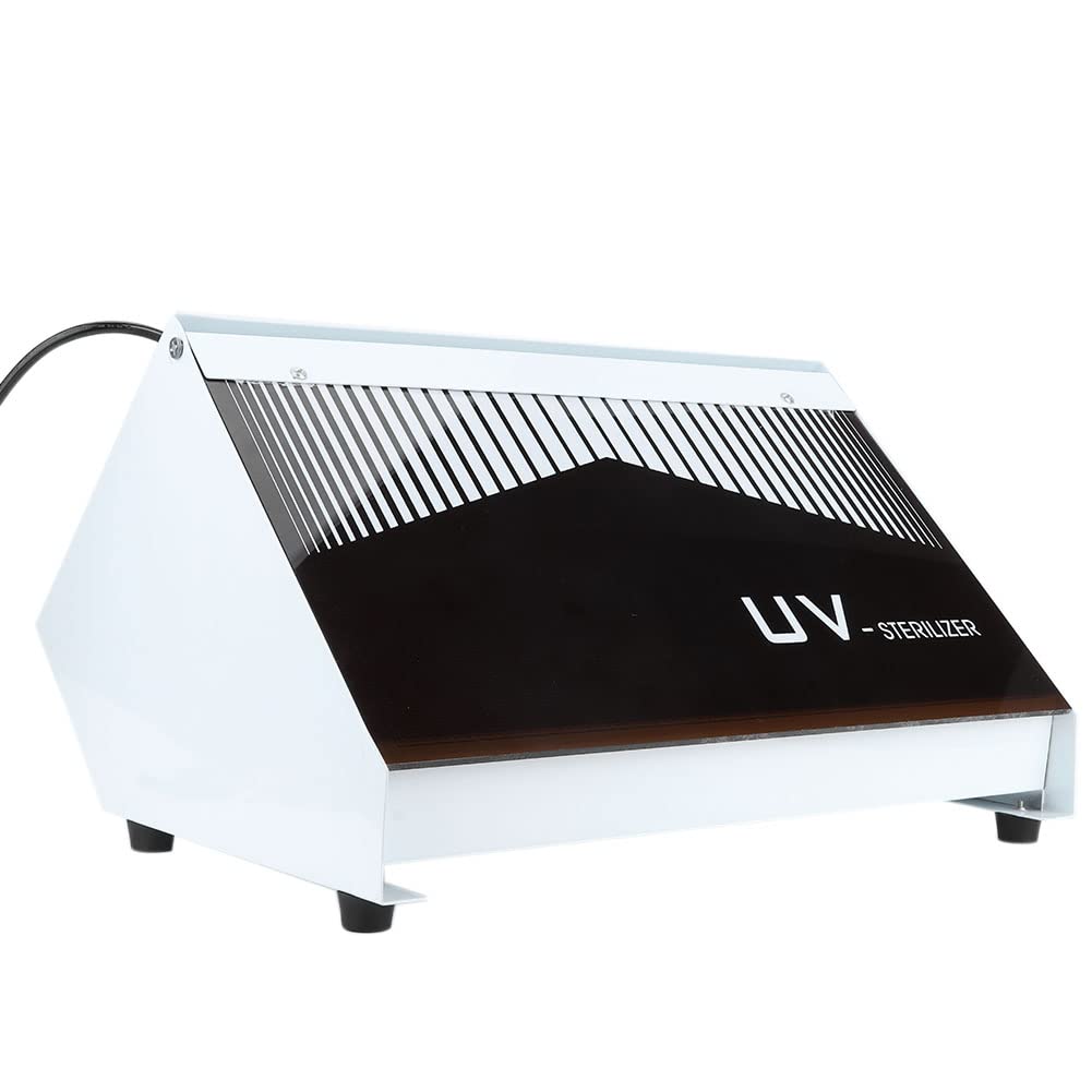 Professional High Temperature Nail Tools Sterilizer with EU Plug - Portable UV Sterilization Cabinet for Nail Art Tools - Perfect for Salons, Spas & Home Manicure Kits