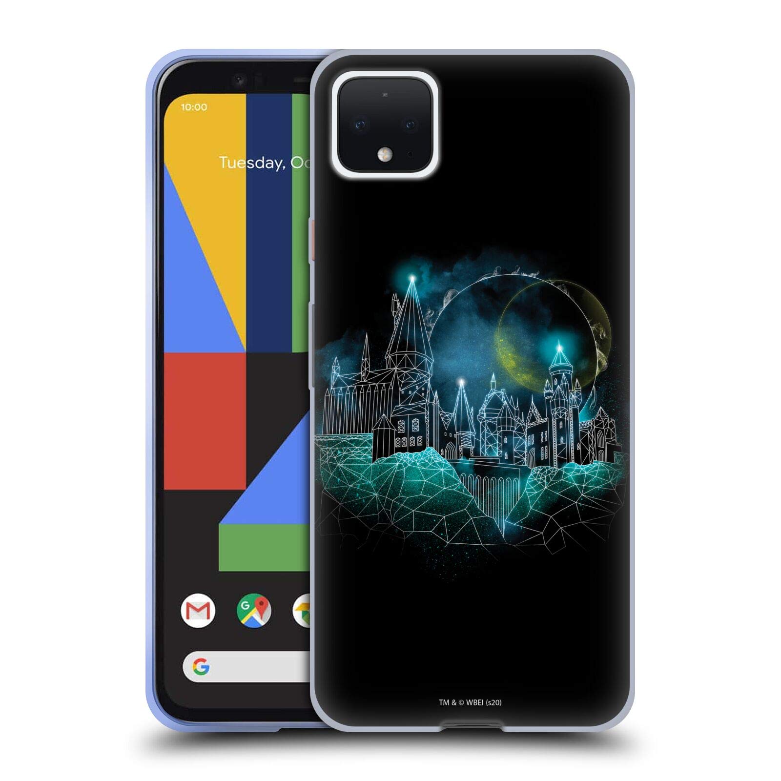 Harry Potter Hogwarts Case for Google Pixel 4 XL - Deathly Hallows Design for Fans