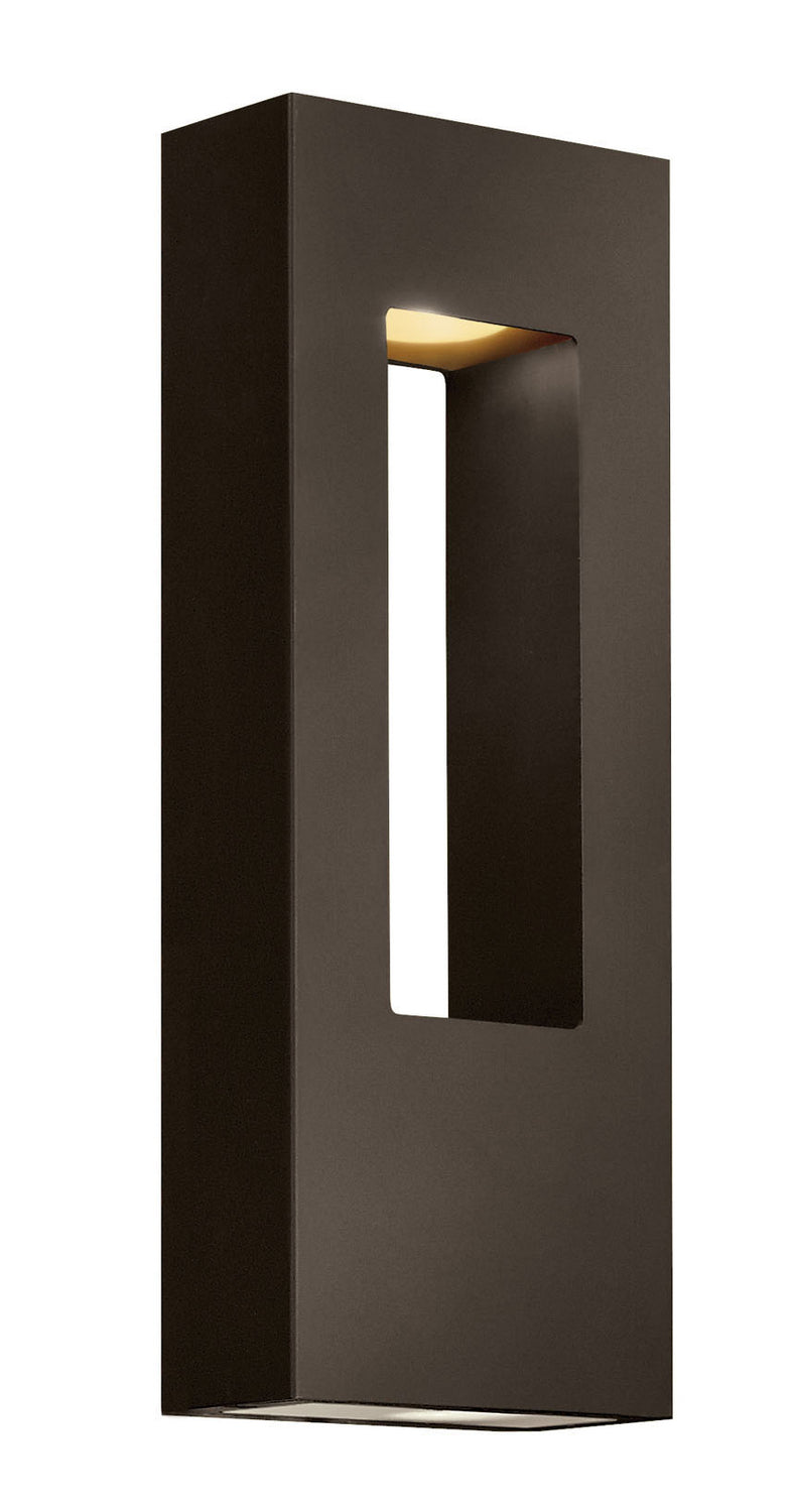 Atlantis Bronze LED Wall Mount Light Fixture - Modern Sconce for Bedroom, Living Room, and Hallway Lighting