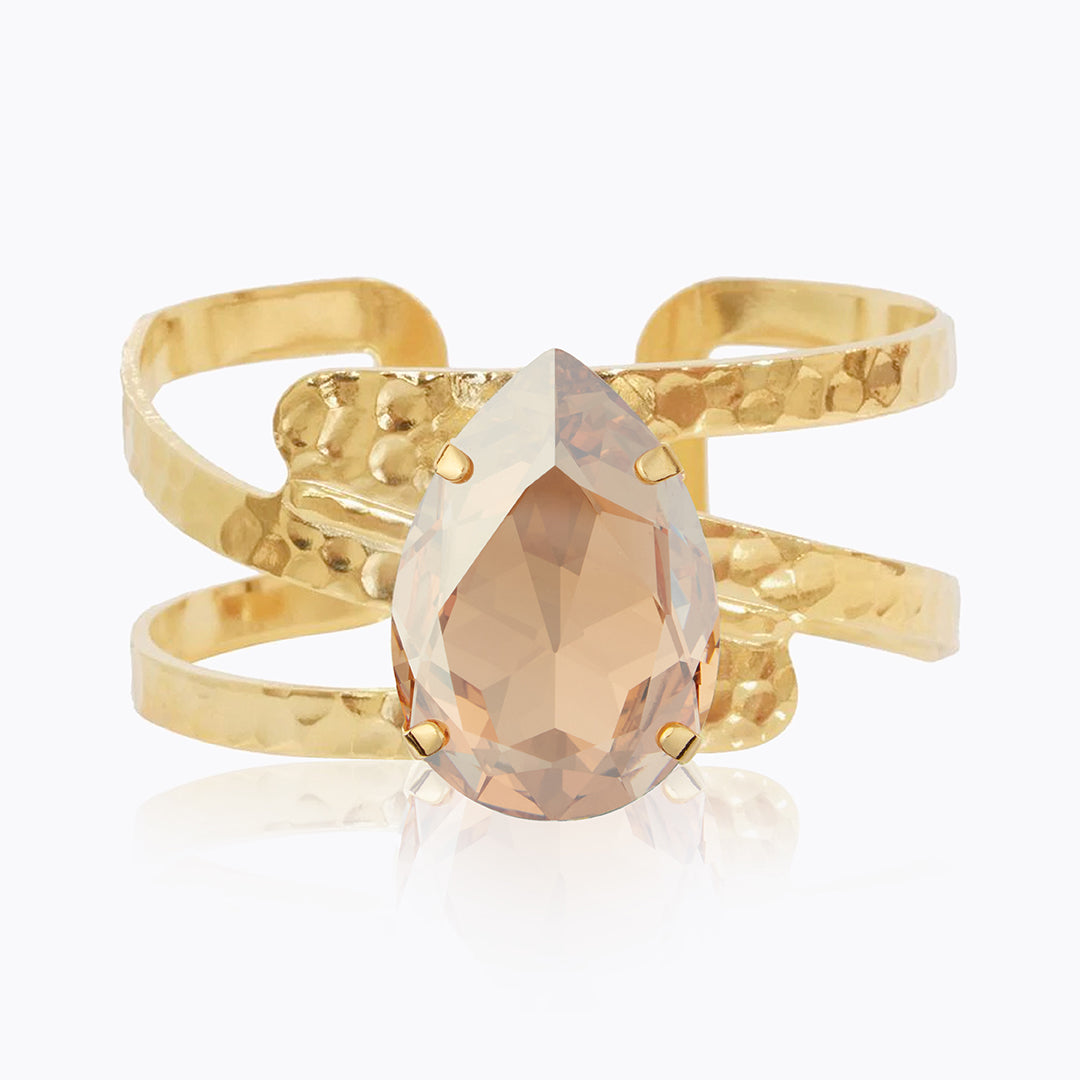 Perfect Drop Bangle - Golden Shadow Bracelet | Elegant Women's Jewelry for Parties, Weddings & Special Occasions