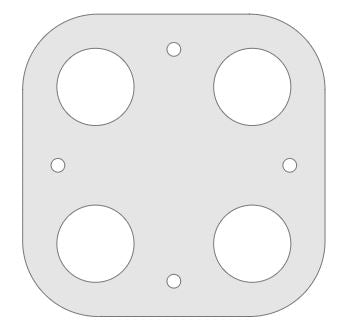 BPS Heavy Duty Body Mounting Plate for Off-Road Trucks & SUVs - Durable Steel Construction for Enhanced Vehicle Protection - Perfect for Rock Crawling, Overlanding & Off-Road Adventures