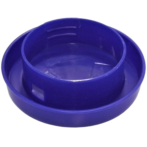 Rite Farm Blue Quail & Bantam Chick Safety Waterer Base - Durable Poultry Water Feeder for Small Birds, Perfect for Backyard Coops & Farm Use