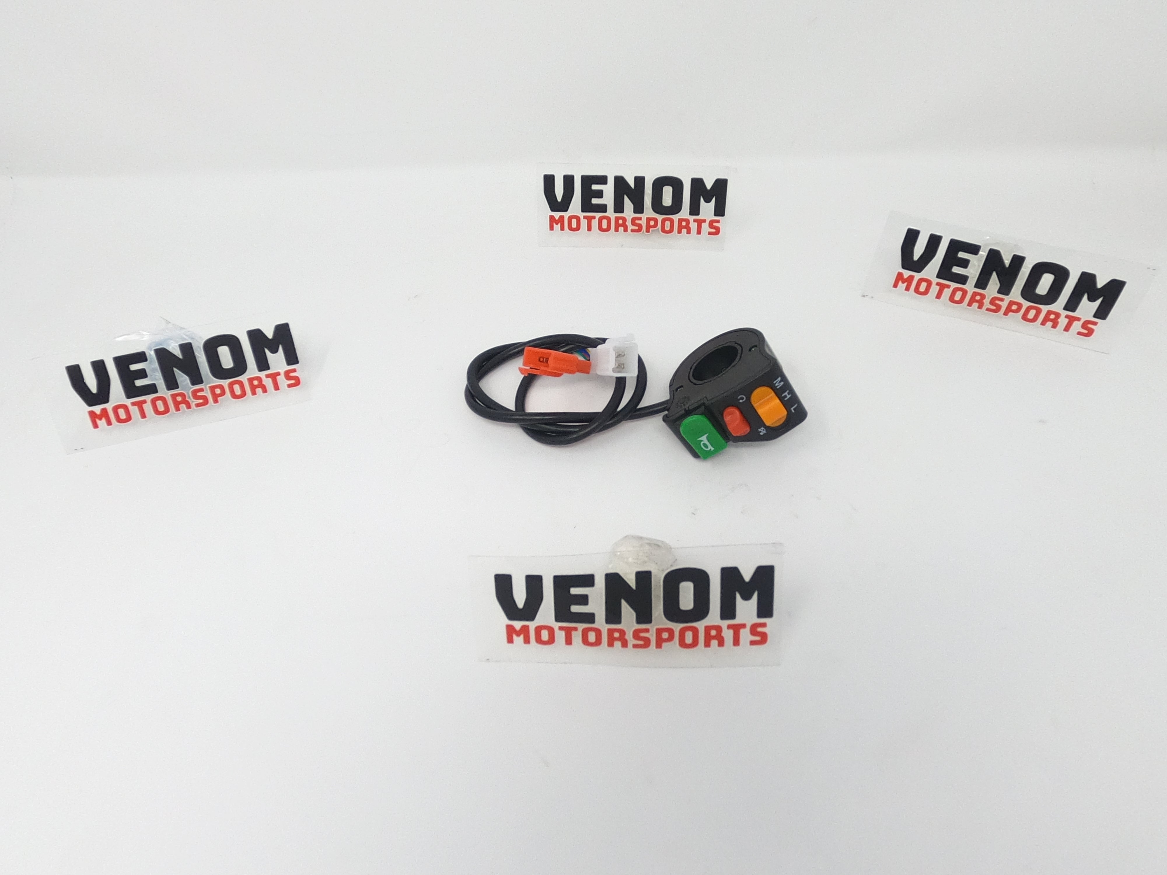 Venom 1000W E-Racer ATV Left Combination Switch (17809000120) - Perfect for Off-Road Adventures & ATV Repairs