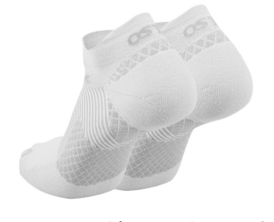 FS4 Plantar Fasciitis Compression Socks for Women & Men - Arch Support & Pain Relief - White Medical Socks for Running, Walking & All-Day Comfort