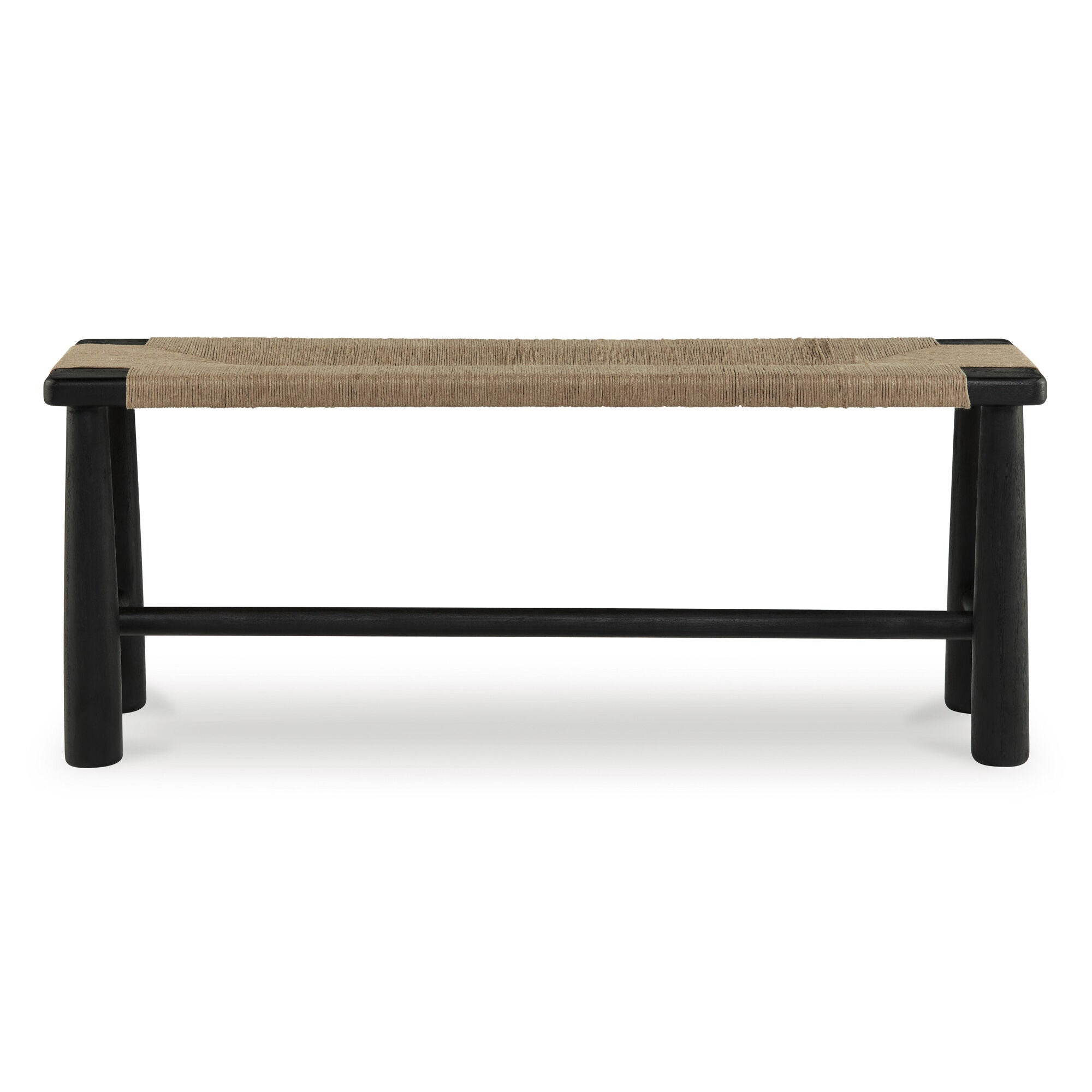 Acerman Accent Bench - Modern Upholstered Entryway Bench with Wooden Legs - Perfect for Living Room, Bedroom, or Hallway Decor