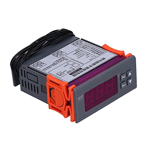 PID Temperature Controller - Digital Heating & Cooling Thermostat with Solid State Output for Precise Temperature Regulation | Perfect for Home Brewing, Greenhouse, Aquarium, and HVAC Systems