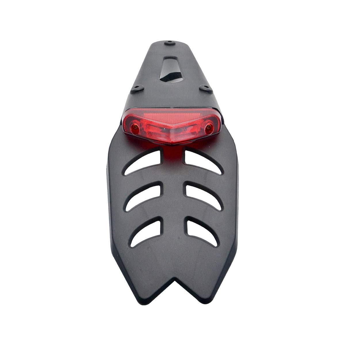 Universal 12V LED Motorcycle Brake Tail Light - Waterproof ATV Dirt Bike Rear Taillight with Stop Function | Perfect for Night Riding, Off-Road Adventures & Safety Enhancement