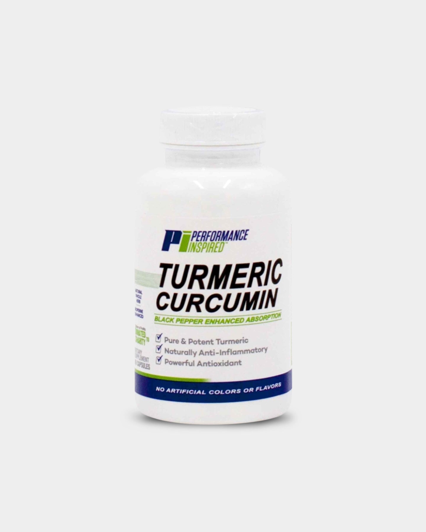Performance Inspired Nutrition Turmeric Curcumin Capsules - 1000mg Premium Strength with BioPerine for Enhanced Absorption | Natural Joint & Inflammation Support | Ideal for Active Lifestyles & Wellness Routines