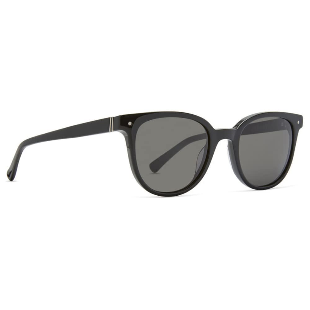 VonZipper Men's Jethro Sunglasses - Polarized UV Protection, Matte Black/Grey Frame, Oversized Fit for Driving, Cycling & Outdoor Activities