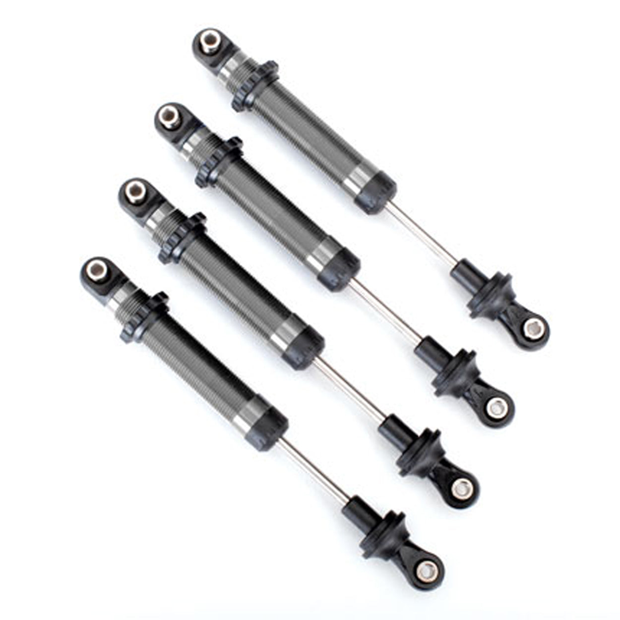 Premium Aluminum GTS Long Arm Shocks - Heavy Duty Silver Suspension for Off-Road Trucks & SUVs - Perfect for Rock Crawling, Overlanding & Trail Adventures