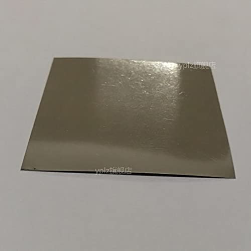 99.99% Pure Platinum Laboratory Tablet - 10mm x 10mm x 0.1mm Custom Size for Scientific Research & Jewelry Making - High Purity Platinum Sheet for Experiments, Electronics & Luxury Crafts